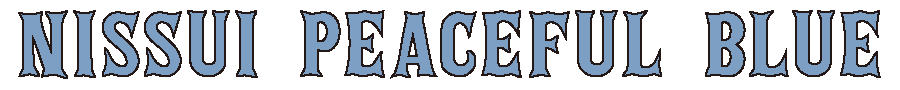NISSUI PEACEFUL BLUE